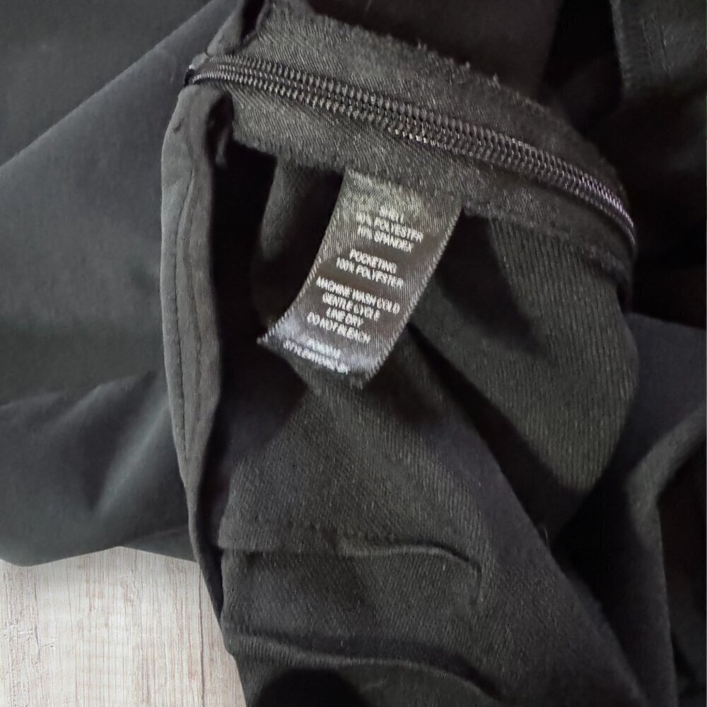 BETABRAND Black Travel Side Zip Lightweight W0462-BK Pants Size S - Picture 5 of 6